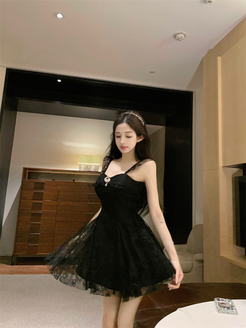 Embroidered Sleeveless A-Line Mini Dress for Women Summer - Image 4