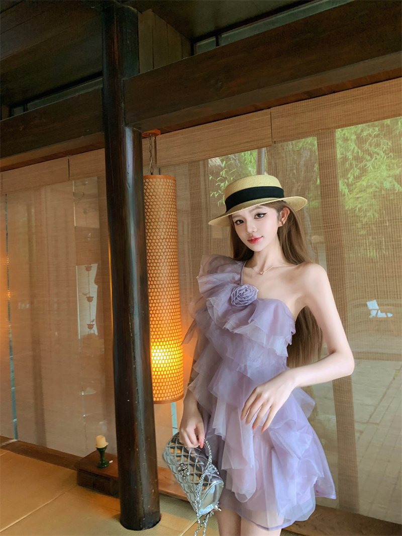light-purple-off-shoulder-ruffle-tiered-a-line-dress-for-women-summer