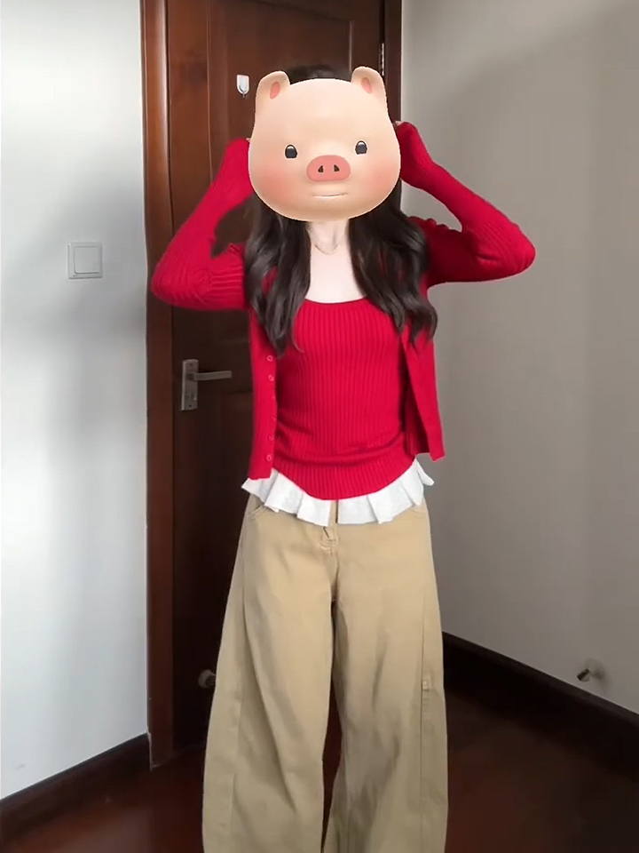 Women's Knit Cami Cardigan Two-Piece Set Early Autumn Korean Chic Style - Image 4