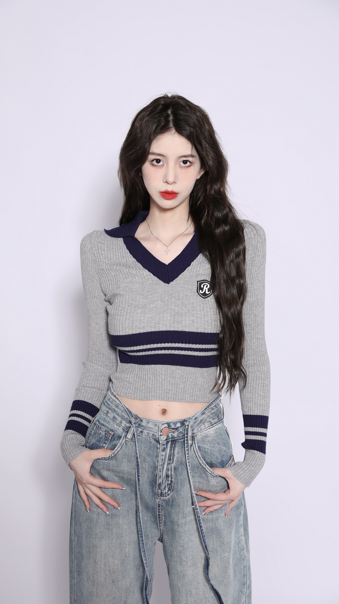 v-neck-knit-base-layer-womens-autumn-sweater
